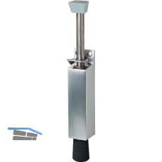 T�rfeststeller 1044 Hub 60 mm, 260 x 35 mm, Aluminium wei� RAL 9016