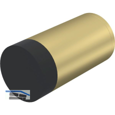 KWS Wandt�rpuffer 2070, � 30 mm, L�nge 60 mm, Aluminium messingf�rbig eloxiert