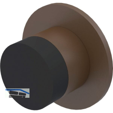 KWS Wandt�rpuffer 2069, � 30 mm, L�nge 28 mm, Aluminium dunkelbraun eloxiert