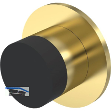 KWS Wandt�rpuffer 2069, � 30 mm, L�nge 28 mm, Messing matt