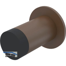 KWS Wandt�rpuffer 2074, � 30 mm, L�nge 60 mm, Aluminium dunkelbraun eloxiert