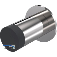 KWS Wandt�rpuffer 2074, � 30 mm, L�nge 60 mm, Edelstahl poliert
