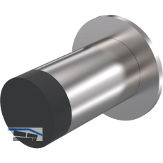 KWS Wandt�rpuffer 2077, � 30 mm, L�nge 120 mm, Edelstahl matt