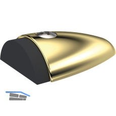 KWS Bodent�rpuffer 2090, 90 x 60 x 25mm, Messing poliert