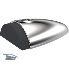 KWS Bodent�rpuffer 2090, 90 x 60 x 25mm, Edelstahl poliert