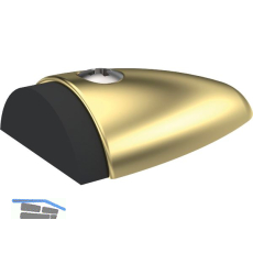 KWS Bodent�rpuffer 2092, 90 x 60 x 25mm, Messing matt