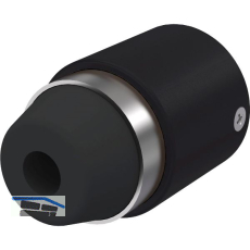 KWS Wandt�rpuffer 2120 gefederter Anschlagpuffer, Stahl/Alu schwarz lackiert