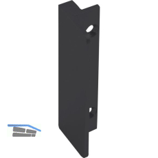 MARCHESI Balkont�rgriff, L�nge 60 mm, Aluminium schwarz