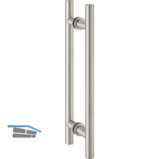 KWS T�rgriff 8142, L�nge 350 mm, Aluminium Edelstahl-Effekt