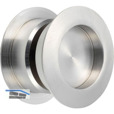 KWS Schiebet�rmuschelpaar 5251 rund, T�rst�rke 38-42 mm, Edelstahl matt