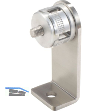 KWS Endst�tze WS2 gerade, f�r � 35mm, Edelstahl matt