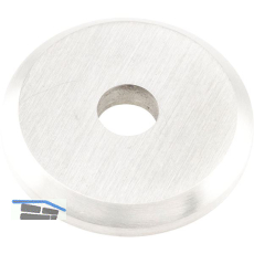 KWS St�tzrosette f. Holz/Glast�ren - � 35mm, silber eloxiert