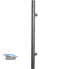 SCH�SSWENDER Sto�griffpaar - L: 1200 mm, Lochabstand: 1000 mm, Edelstahl