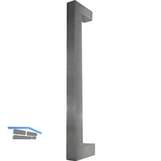 SCH�SSWENDER Sto�griff - L: 325mm, Lochabstand: 300 mm, Edelstahl