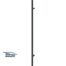 HOPPE T�rgriff E5011 - 1200/900 mm, Edelstahl schwarz matt