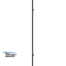 HOPPE T�rgriff E5011 - 1800/1300 mm, Edelstahl schwarz matt