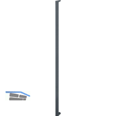 HOPPE B�gelgriffe E5095 - gerade, 1423/1400 mm, Edelstahl schwarz matt