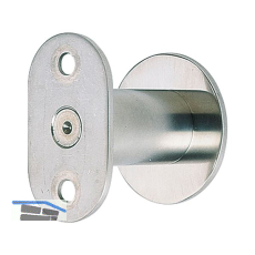 Handlauftr�ger flach, Wandabstand 50 - 65 mm, silber eloxiert