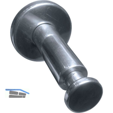 Handlauftr�ger zum Klemmen, Rosetten � 51 mm, Wandabstand 60 mm, Alu poliert