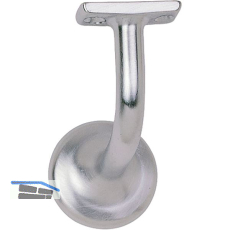 Handlauftr�ger mit Winkel Wandabstand 60 mm, Messing verchromt matt