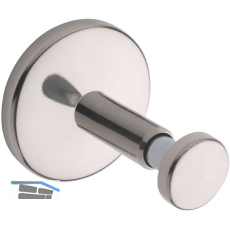 Handlauftr�ger zum Klemmen, modern, Wandabstand 75 mm, Stahl vernickelt