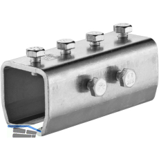 Verbindungsmuffe HELM 1103, Schraube M6 x 10 mm, Edelstahl