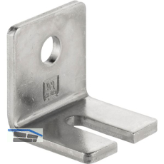 Winkelbefestigung HELM 104 W einfach Edelstahl