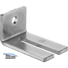 Winkelbefestigung HELM 104 WD doppelt Edelstahl