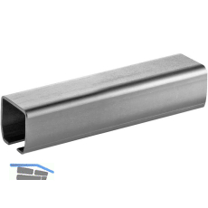 Laufschiene HELM 300, auf Ma� geschnitten, Edelstahl