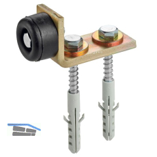 Torpuffer unten HELM 360 mit Befestigungsmaterial 200 kg Stahl verzinkt gelb