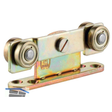 Rollapparat HELM 412 zweipaarig minimale Einbauh�he Stahl verzinkt gelb