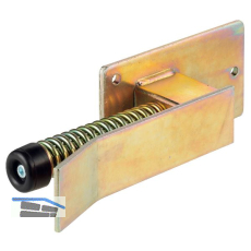 Torpuffer unten HELM 560 mit Stahlfeder 2000 kg Stahl verzinkt gelb