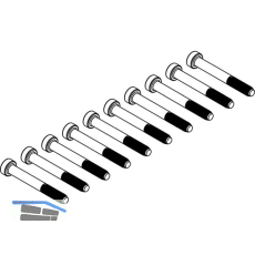 Spezial Montageschrauben HAWA-Frontslide 60/A, 60/matic, Gr. 5 x 40