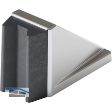 HAWA Bodent�rstopper mit Zentrierteil Zamak verchromt matt