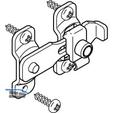 Schiebeladenverschluss HAWA-Frontslide 60/A, Edelstahl