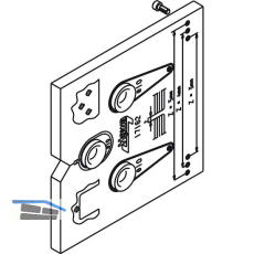 HAWA Toplock Bohrlehre f�r Schiebet�rschloss und Gegenkasten