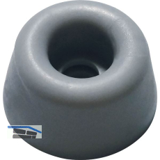 Gummipuffer � 20 mm, H�he 10 mm, Gummi grau