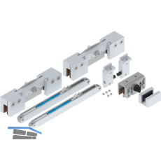 HELM GT-S 150 Beschlagset Glas 8-12,76 mm Einzugsd�mpfung 80kg silber eloxiert