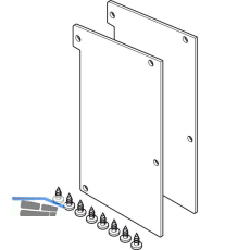 Abdeckungen stirnseitig HAWA-Frontslide f�r Wandbefestigung, ohne Distanz, Alu