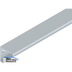 HELM GT-L Laufschiene Wandmontage auf Ma� Aluminium silber eloxiert