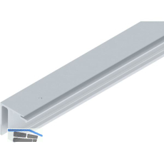 HELM GT-S 150 Laufschiene mit Seitenteil Deckenmontage auf Ma� silber eloxiert