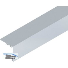 HELM GT-S 150 Montageprofil deckenb�ndige Montage auf Ma� Alu silber eloxiert