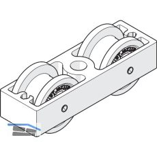 HAWA-Junior 40 Laufwerk f�r Tragschraube M8