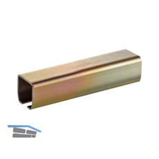 Laufschiene HELM 100, auf Ma� geschnitten, Stahl verzinkt, gelb passiviert