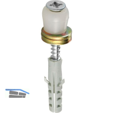 F�hrungsrolle HELM 258 D�, Stahl verzinkt, gelb