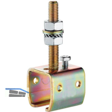 Befestigungsmuffen HELM 104 Stahl verzinkt gelb