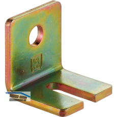 Winkelbefestigung HELM 104 W einfach Stahl verzinkt gelb