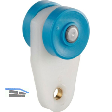 Planen-Vorhang Rollapparat einpaarig HELM 131K, Kunststoff m. Nylonrollen