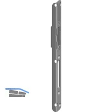 Winkelschlie�blech STV FL4/A13, 250 x 28 x 11 mm, links, silber