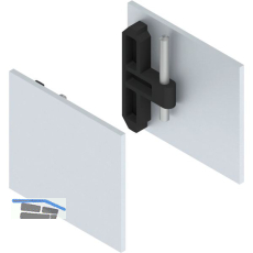 HELM GT-L Abdeckkappen-Set Aluminium silber eloxiert